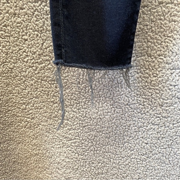 Mother Denim The Looker Ankle Fray in Coffee, Tea, and Me? Jean Sz 27 - Picture 5 of 14